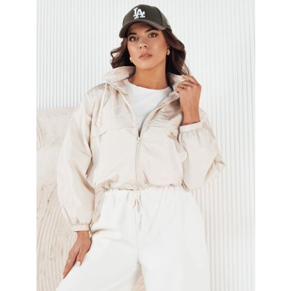 Dámská přechodová bunda GRAUS Barva Ecru DSTREET TY4220 (Velikost S, Barva Bílá)