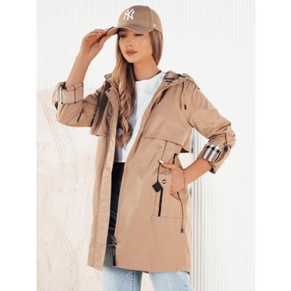 Dámská bunda parka VERDU DSTREET TY4224 (Velikost S, Barva Béžová)