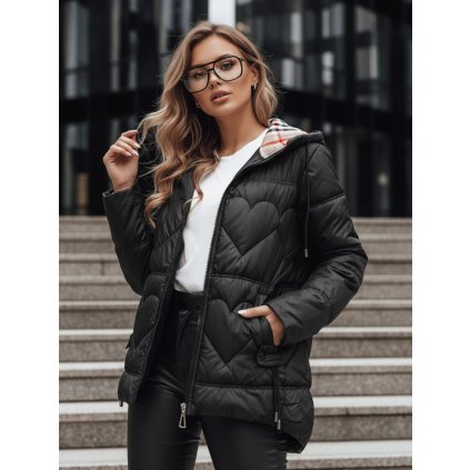 Dámská prošívaná bunda OLMO DSTREET TY4242 (Velikost S, Barva Černá)