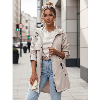 Dámská bunda parka MEROY DSTREET TY4287 (Velikost S, Barva Šedá - světle)