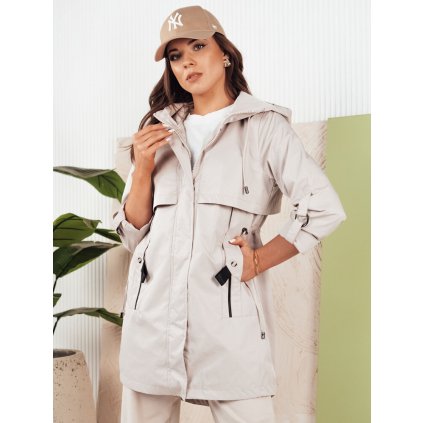 Dámská bunda parka MEROY DSTREET TY4287 (Velikost S, Barva Šedá - světle)