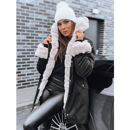 Dámská zimní bunda STARBURST DSTREET TY4025 (Velikost S, Barva Černá)