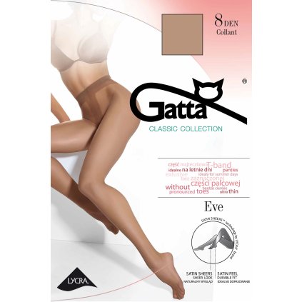 Silonkové punčocháče Gatta EVE (Velikost 3-M, Barva Hnědá)