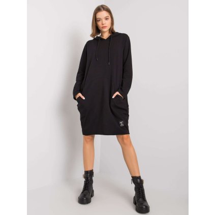 Šaty RV-SK-6895.68P RELEVANCE (Barva Černá, Velikost S/M)
