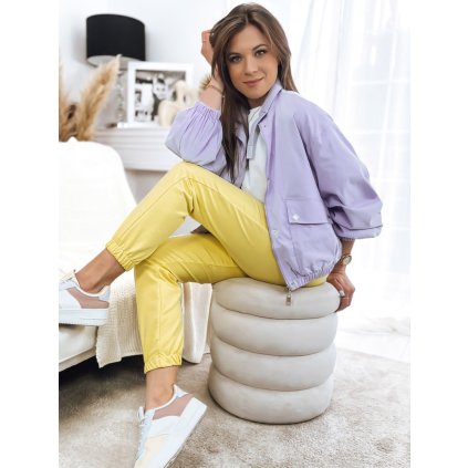 Dámská bunda GRACEFUL fialová Dstreet TY3433 (Velikost S, Barva Fialová)