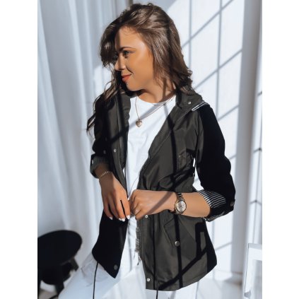 Dámská bunda parka COSMOPOLITAN Barva černá DSTREET TY3543 (Velikost 36, Barva Černá)