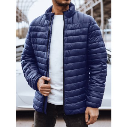 Pánská přechodná bunda Barva modrá DSTREET TX4659 (Velikost M, Barva Modrá - světle)