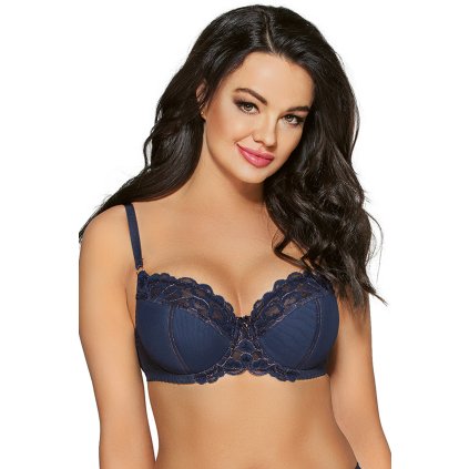 Podprsenka Ava 1992 Casabella (Velikost 65J, Barva Modrá - tmavě)
