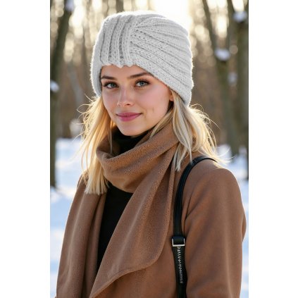 Dámská čepice Vivisence 70114 (Velikost UNI, Barva Šedá)