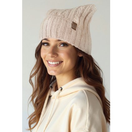 Čepice Vivisence 70117 (Velikost UNI, Barva Smetanová)