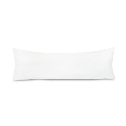 Saténový povlak na relaxační polštář bílý (Varianta 45x120cm)