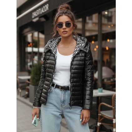 Dámská oboustranná bunda JIMA Dstreet TY4506 (Velikost S, Barva Černá)