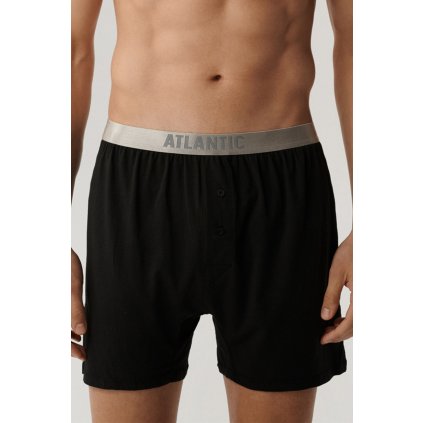 Pánské trenýrky Atlantic BMB-005 (Velikost S, Barva Černá)