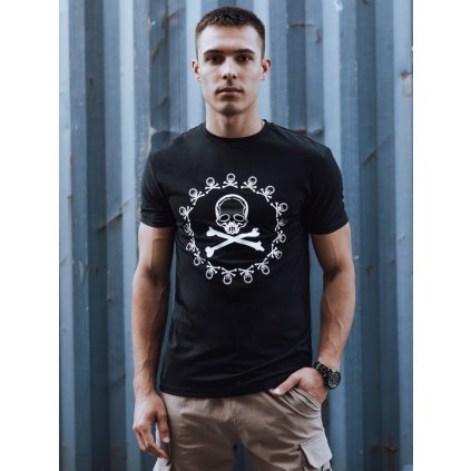 Pánské tričko Dstreet RX5580 (Velikost M, Barva Černá)