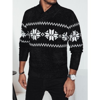 Pánský svetr Dstreet WX2268 (Velikost M, Barva Černá)