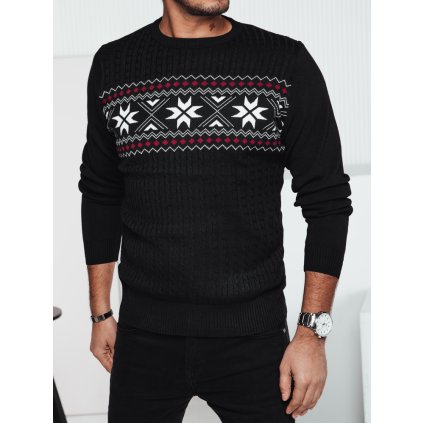 Pánský svetr Dstreet WX2276 (Velikost M, Barva Černá)