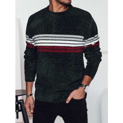 Pánský svetr Dstreet WX2280 (Velikost M, Barva Zelená)