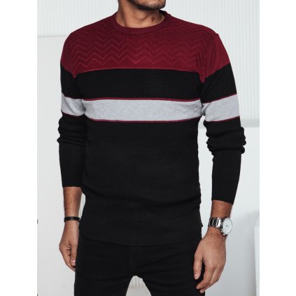 Pánský svetr Dstreet WX2283 (Velikost M, Barva Černá)