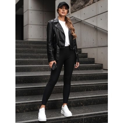 Dámské legíny Dstreet UY2732 (Velikost S, Barva Černá)