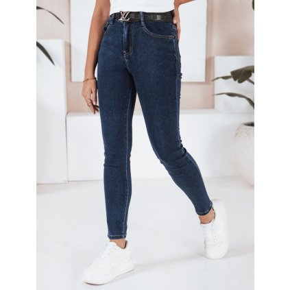 Dámské džíny skinny Dstreet UY2772 (Velikost 36, Barva Modrá - světle)