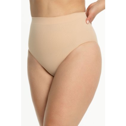 Stahovací kalhotky Julimex 471 Seamless Panty Maxi (Velikost S, Barva Béžová)