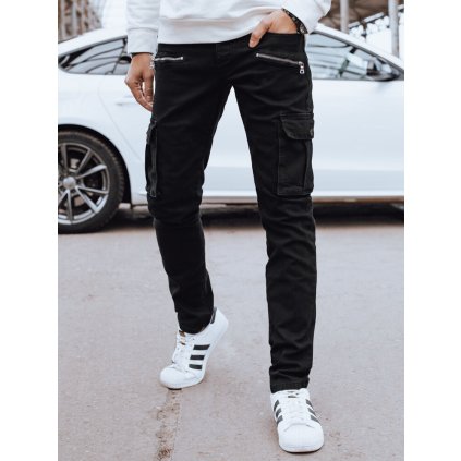 Pánské kalhoty Dstreet UX4237 (Velikost 29, Barva Černá)