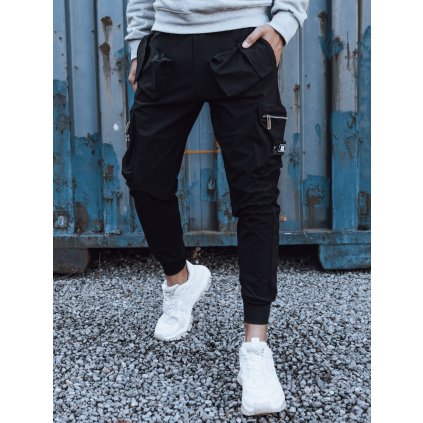 Pánské kalhoty Dstreet UX4300 (Velikost S, Barva Černá)