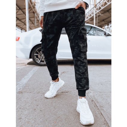 Pánské kalhoty Dstreet UX4362 (Velikost S, Barva Černá)