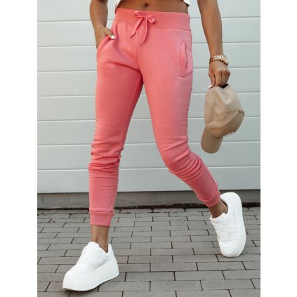 Dámské tepláky FITS Dstreet UY2145 (Velikost S, Barva Červená)