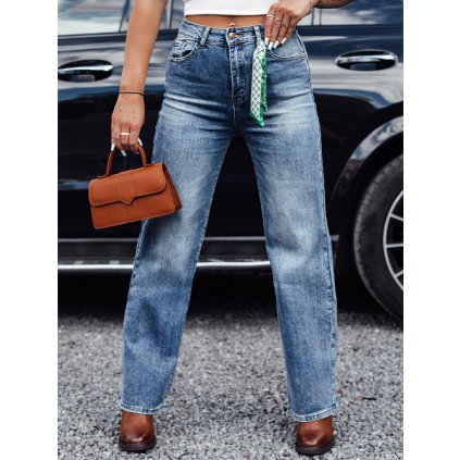 Dámské džíny Dstreet UY2234 (Velikost S, Barva Modrá)