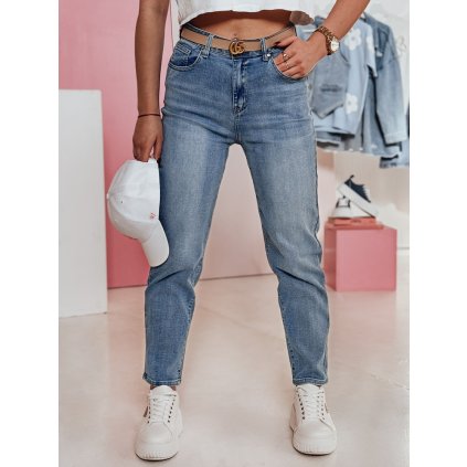 Dámské džíny COMFYNIT Dstreet UY2371 (Velikost S, Barva Modrá - světle)