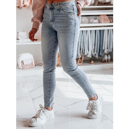 Dámské džíny skinny ZIPSKINS Dstreet UY2385 (Velikost S, Barva Modrá - světle)