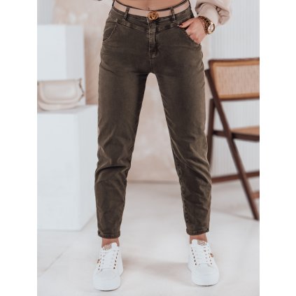 Dámské džíny STREETSTYLE Dstreet UY2353 (Velikost S, Barva Hnědá)
