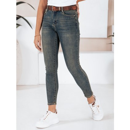Dámské úzké džíny Dstreet UY2809 (Velikost S, Barva Modrá - světle)