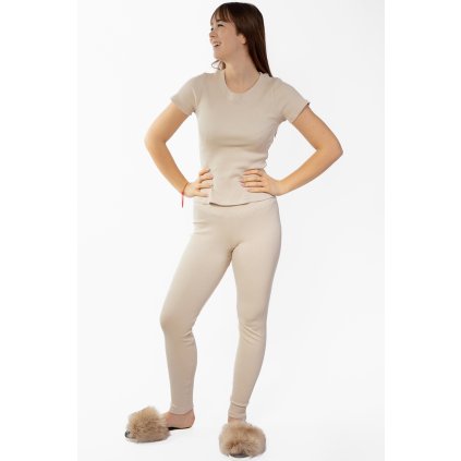 Souprava tričko a legíny Dkaren Halima-Kpl (Velikost S, Barva Černá)