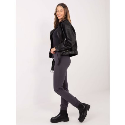 Dámské tepláky RV-DR-5040.10X BASIC FEEL GOOD (Barva Šedá - tmavě, Velikost L)