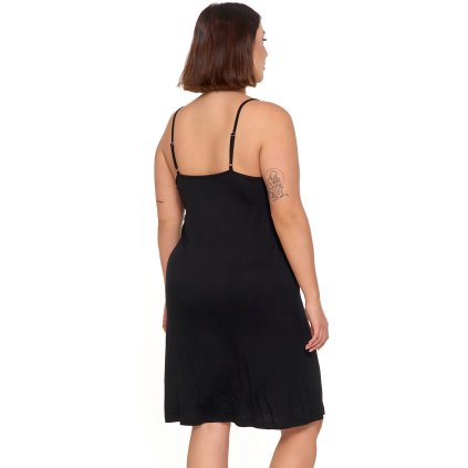 Noční košilka Moraj PDK3400-007 (Velikost 3XL, Barva Černá)