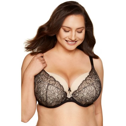 Podprsenka Gorteks Poema/B4 V2 (Velikost 70C, Barva Černá)