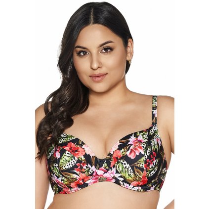 Vrchní díl plavek Ava SK-218 (Velikost 65G, Barva Černá)