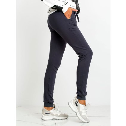 Dámské tepláky RV-DR-5040.10X BASIC FEEL GOOD (Barva Šedá - tmavě, Velikost L)