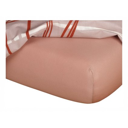 Dadka Jersey prostěradlo béžové (Rozměr 90x200x20 jednolůžko)
