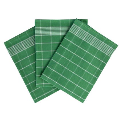 2286 2 kuchynske uterky 3ks pozitiv zelena bila dadka vracov