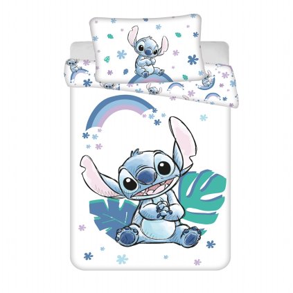 2298 5 povleceni do postylky lilo a stitch rainbow dadka