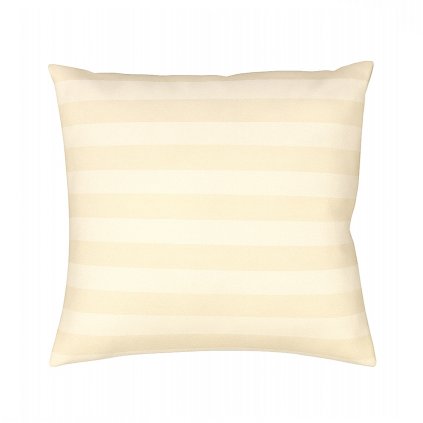 Dadka Povlak na polštář atlas grádl šampaň proužek 2 cm (Rozměr 40x40)