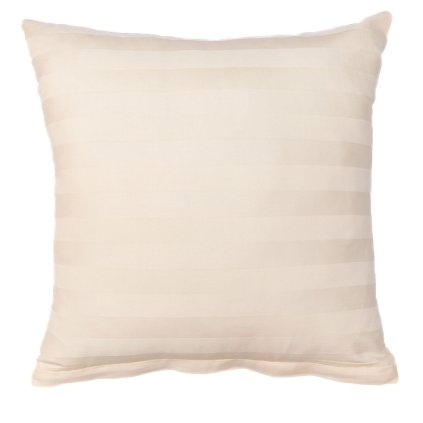 Dadka Povlak na polštář atlas grádl šampaň proužek 2 cm (Rozměr 40x40)