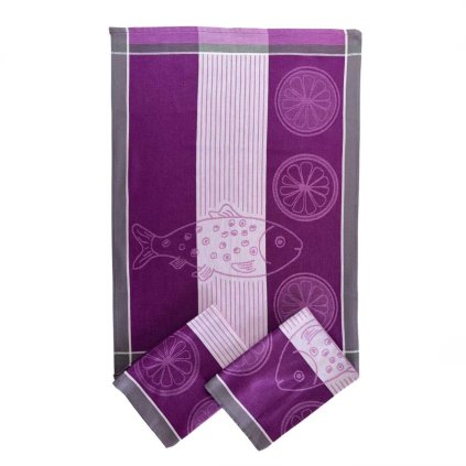 5235 3 kuchynske uterky 3ks ryba s citronem fialova dadka vracov1