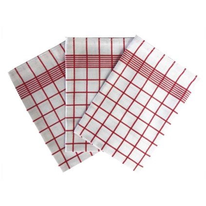 6318 3 kuchynske uterky 3ks negativ egyptska bavlna bila vinova dadka vracov