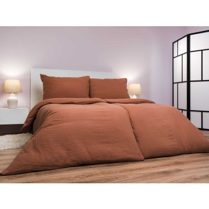 6393 1 povleceni hnede muselin dadka vracov1