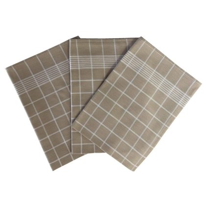 6492 kuchynske uterky 3ks pozitiv egyptska bavlna bezova bila dadka vracov