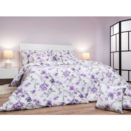 7335 povleceni kviti fialove na bilem krep dadka vracov1